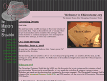 Tablet Screenshot of chicostume.org